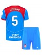 Billige Atletico Madrid Johnny Cardoso #5 Tredjedraktsett Barn 2025-26 Kortermet (+ Korte bukser)